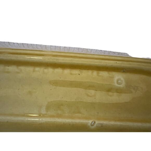 Vintage Ceramic Cheese & Cracker Serving Dish Tray Los Angeles Potteries MCM - Picture 9 of 16